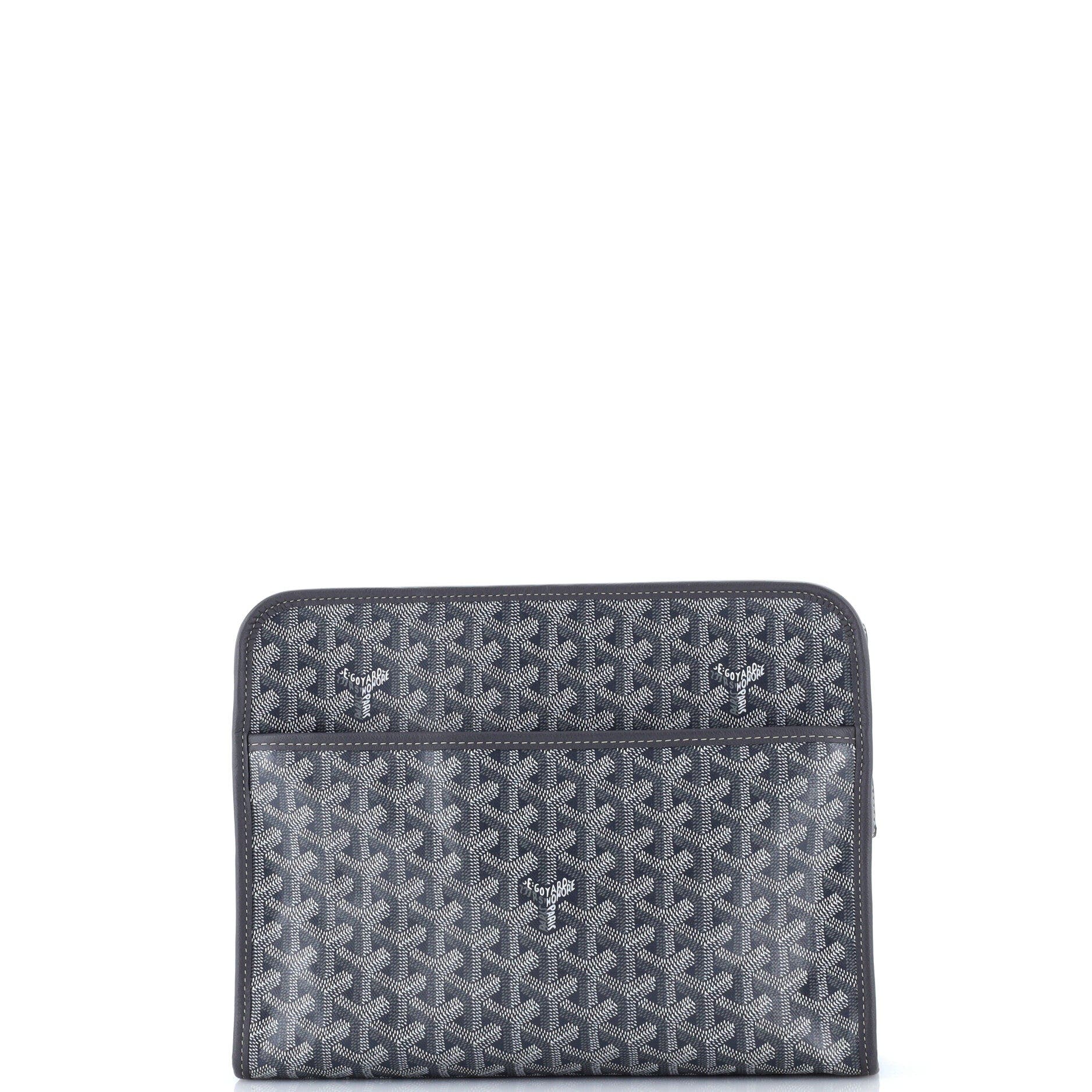 Jouvence Toiletry Pouch Coated Canvas GM, Main, color, Grey