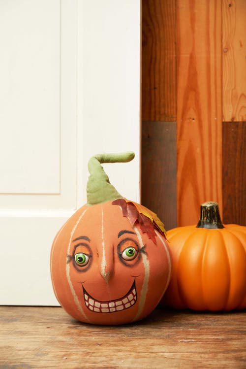 Gallerie Ii Victor Pumpkin Joe Spencer Gathered Traditions Halloween Art Doll Figure Door Stop In Multi