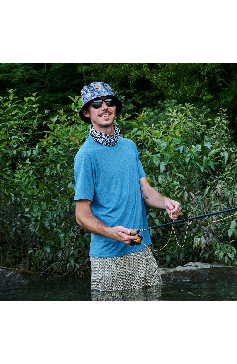 Turtle Fur Drifter Reversible Bucket Hat, Alternate, color, Carbon Copy