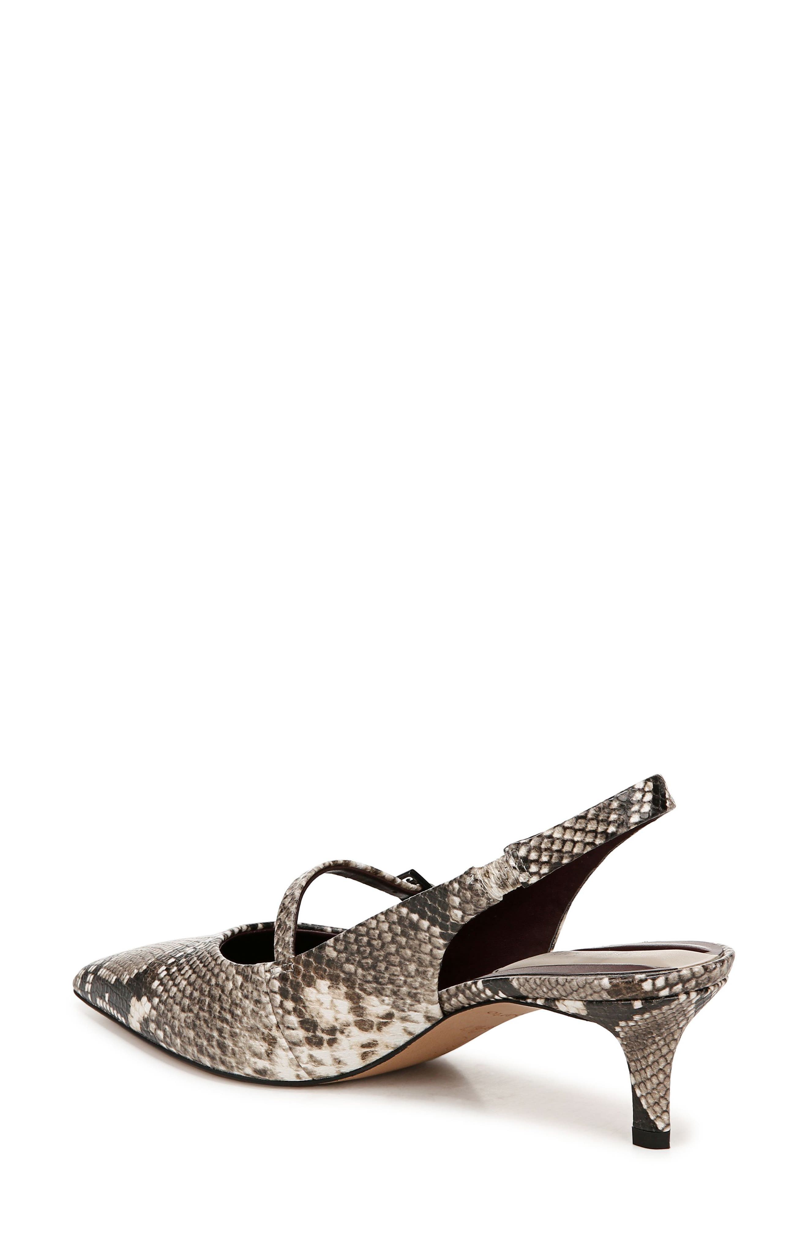 Franco Sarto Khloe Snakeskin Print Pointed Toe Pump, Alternate, color, 