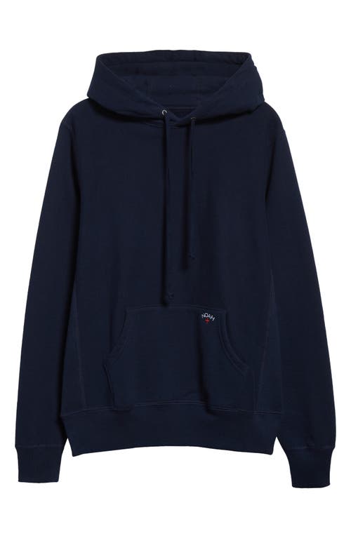 Noah Classic Cotton Hoodie in Navy 