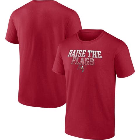 Men's Fanatics Branded Red Tampa Bay Buccaneers Heavy Hitter T-Shirt
