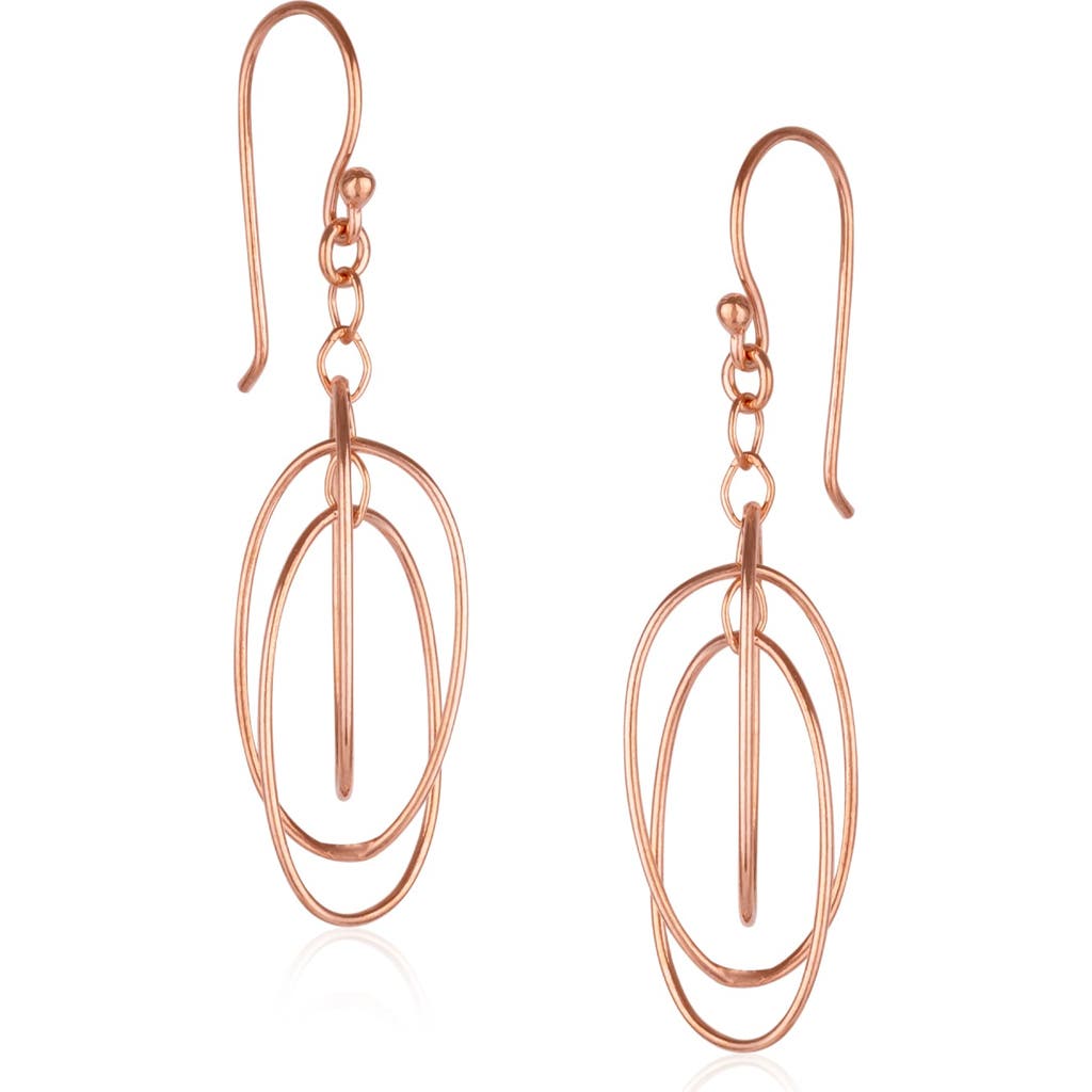 Spero London Nested Loop 3d Drop Earring In Gold