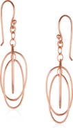 Spero London Nested Loop 3D Drop Earring in Sterling Silver