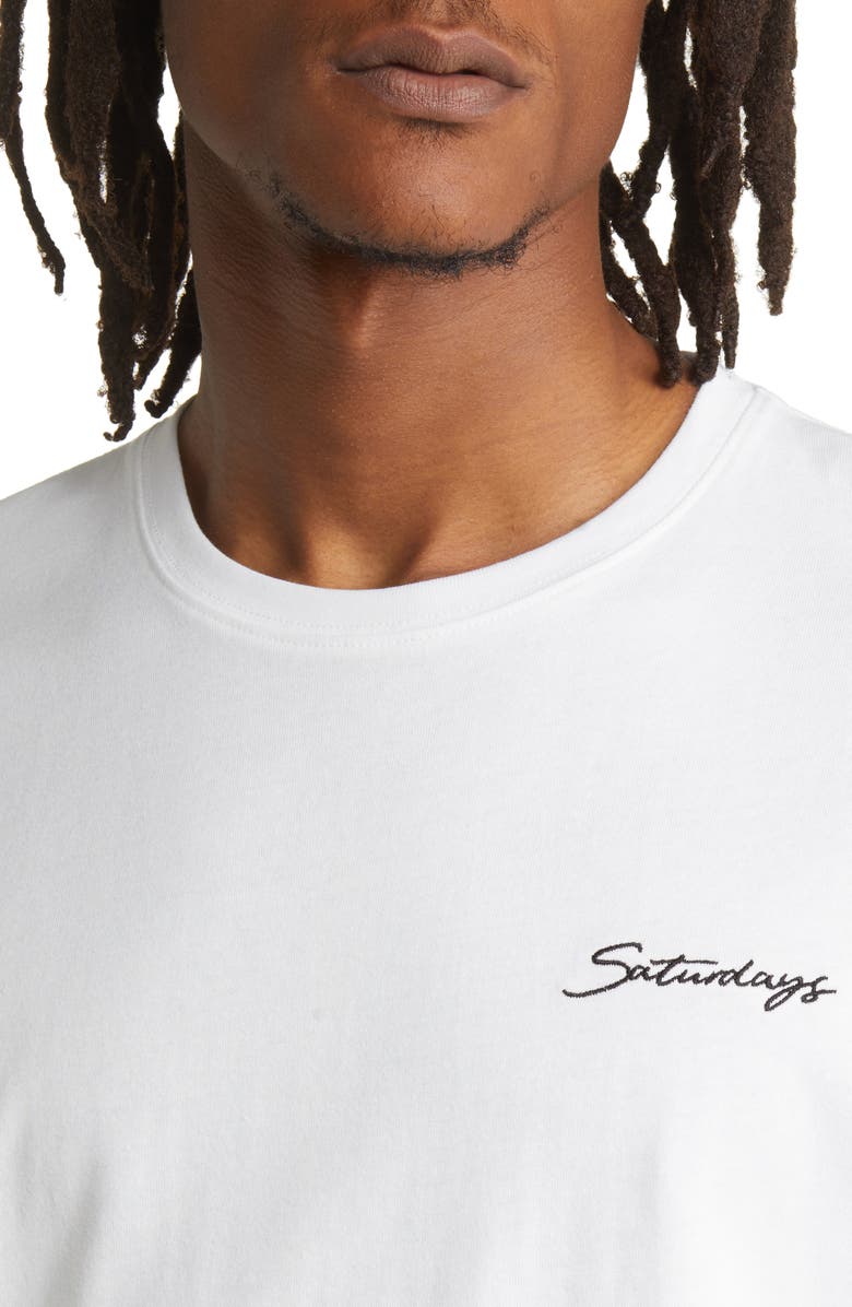 Saturdays NYC Embroidered Logo T-Shirt, Alternate, color,