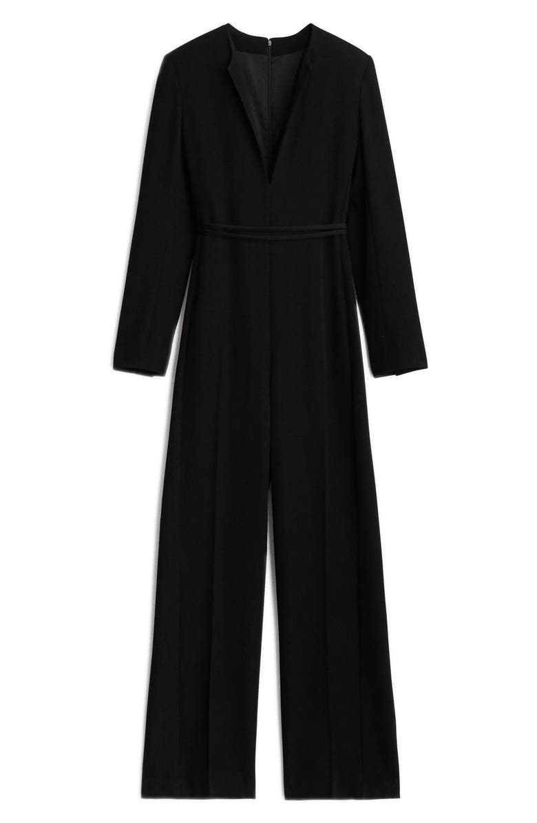 rag & bone Sonia Plunge Crepe Jumpsuit, Alternate, color,