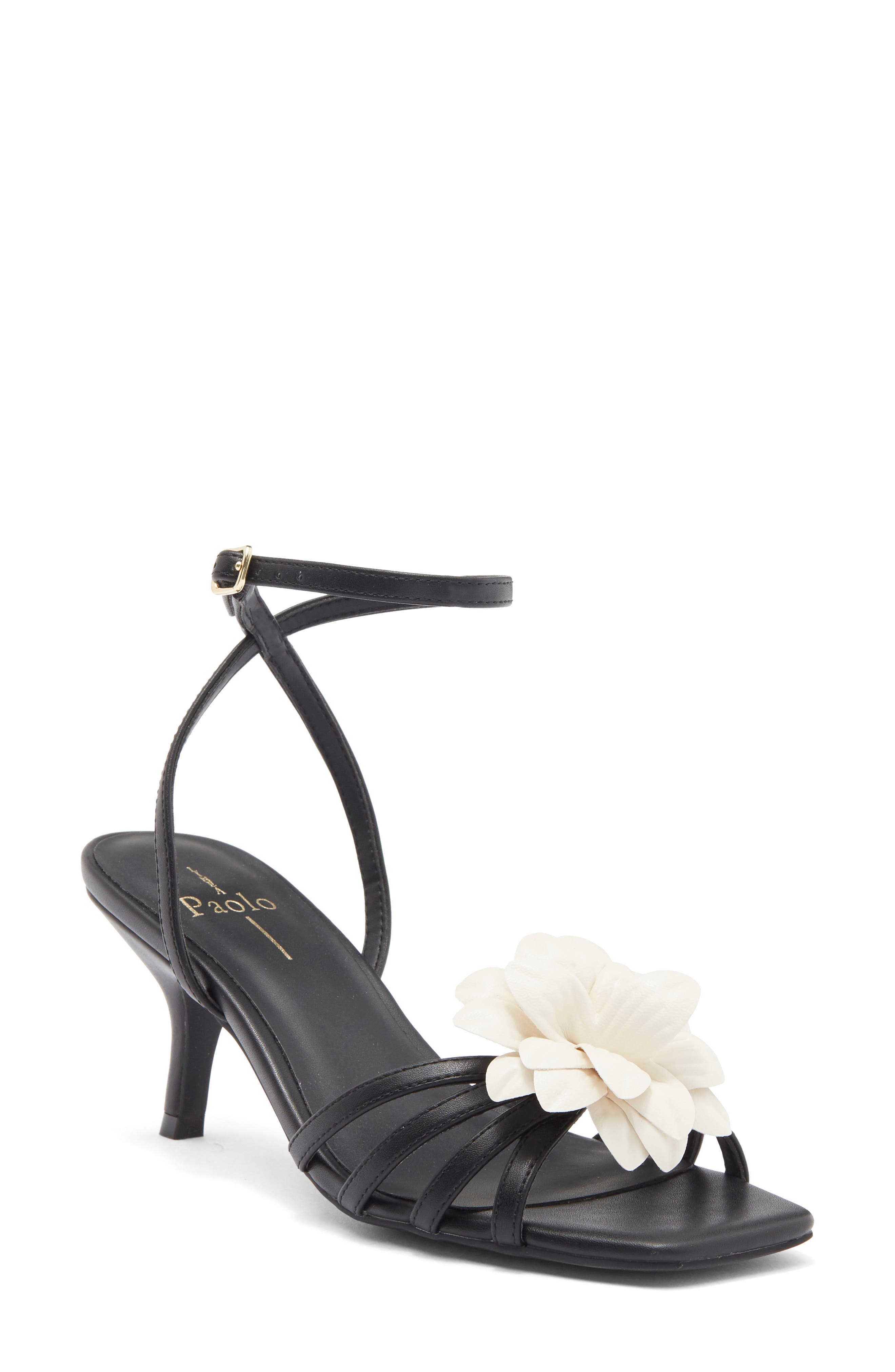 Linea Paolo Candice Flower Sandal, Main, color, 
