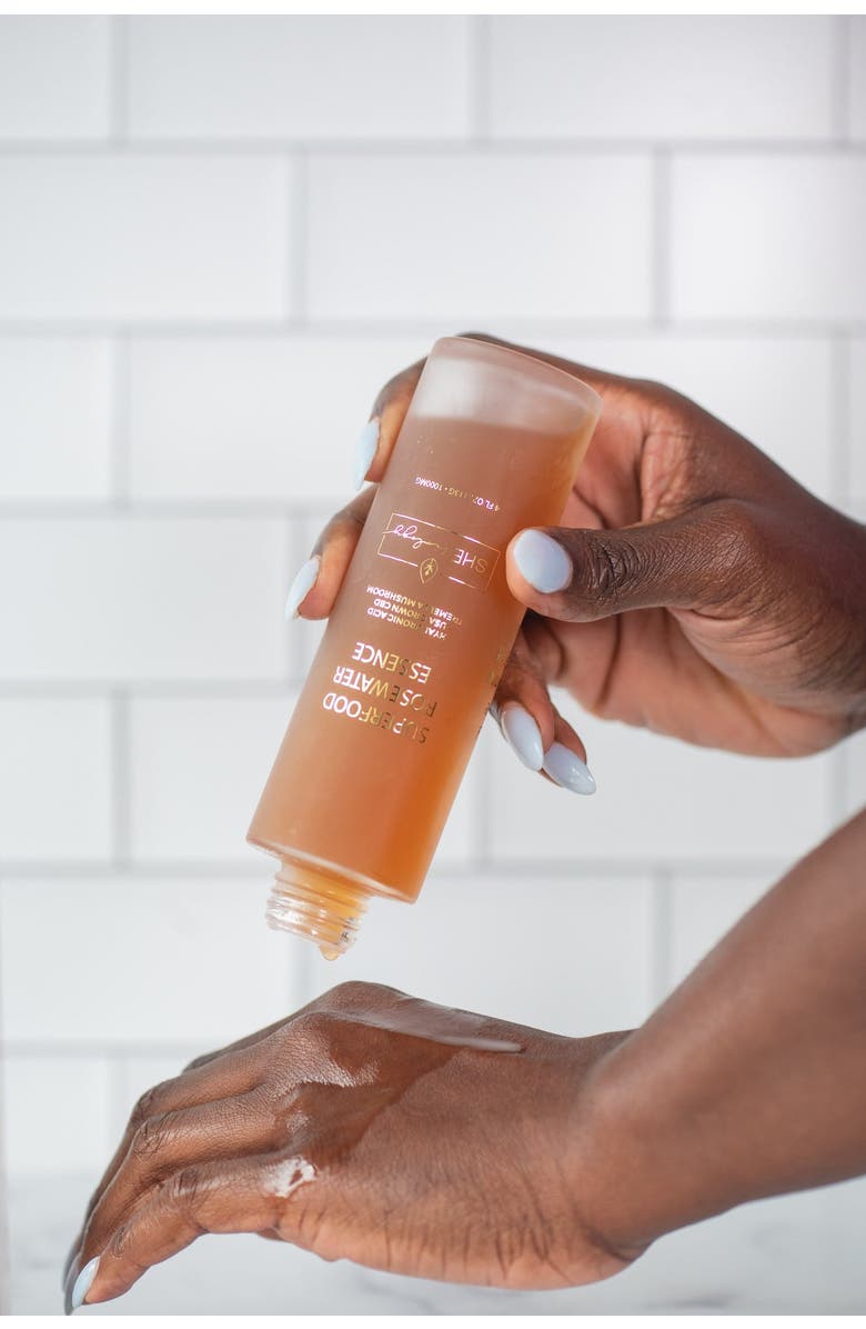 She Biology Superfood Rosewater Essence, Alternate, color, Rosewater