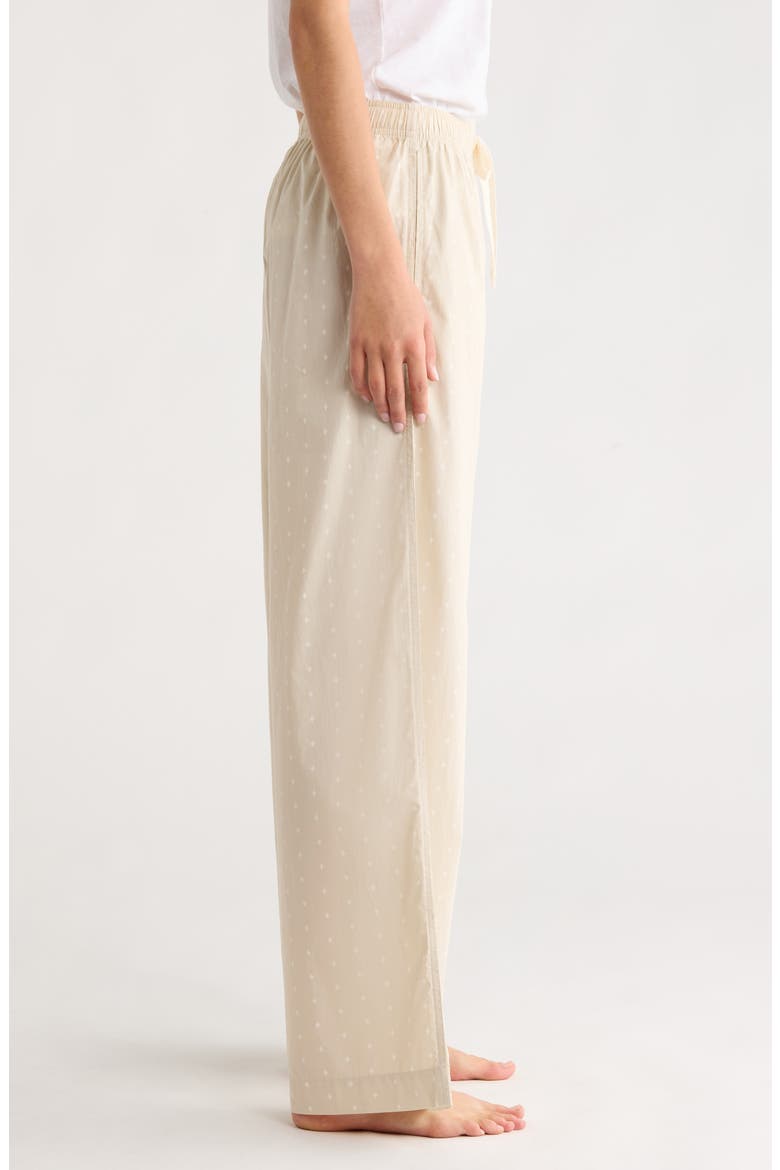 Cotton Poplin Pajama Pants, Alternate, color, BEIGE ZENA GEO
