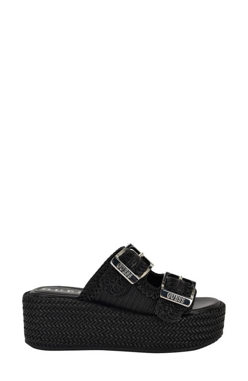 Guess Binks 2 Platform Sandal In Black
