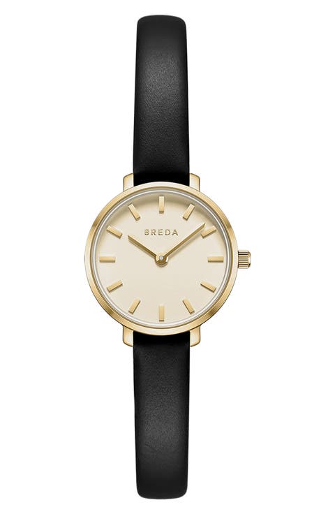 Beverly Leather Strap Watch, 25mm