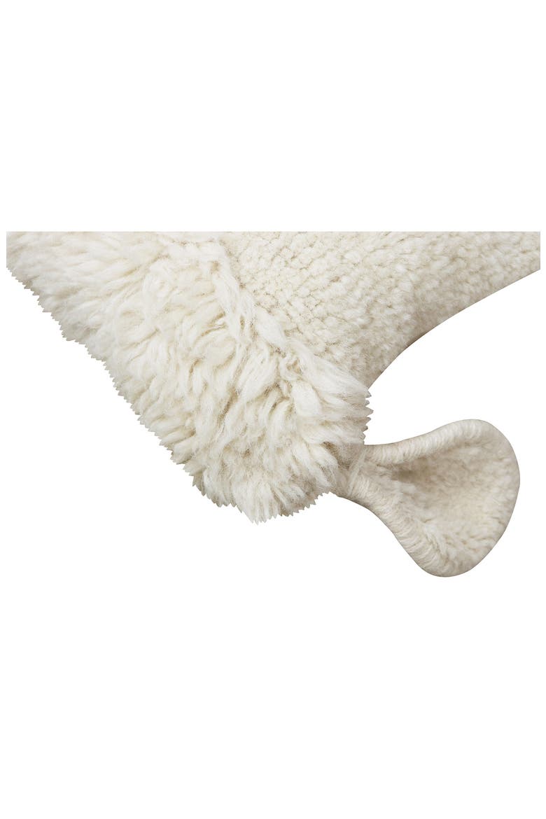 Washable Wool Sheep Cushion, Alternate, color, SHEEP WHITE