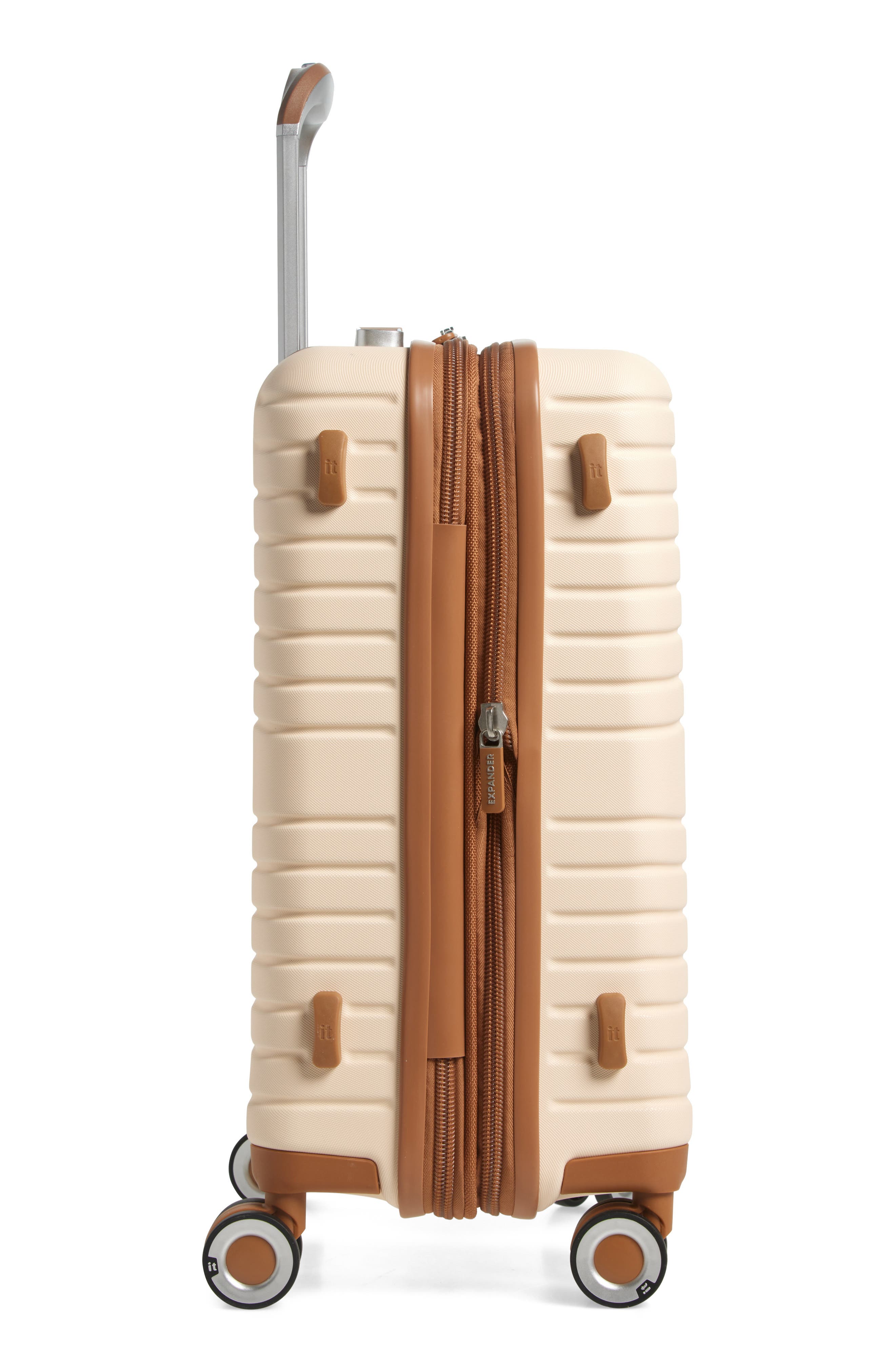 IT LUGGAGE Encompass 21" Expanding Hardside Spinner Carry-On, Alternate, color, Cream