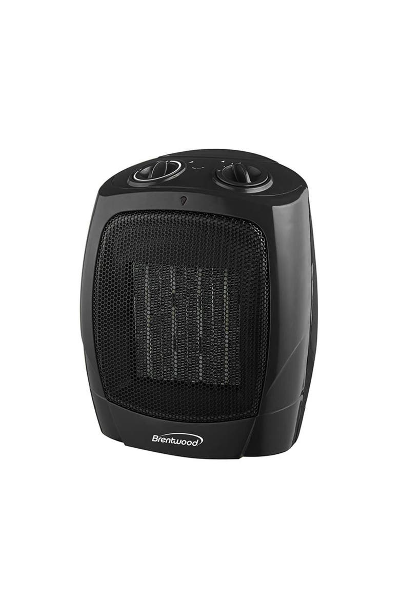 1500 Watt Ceramic Fan Heater, Main, color, Black