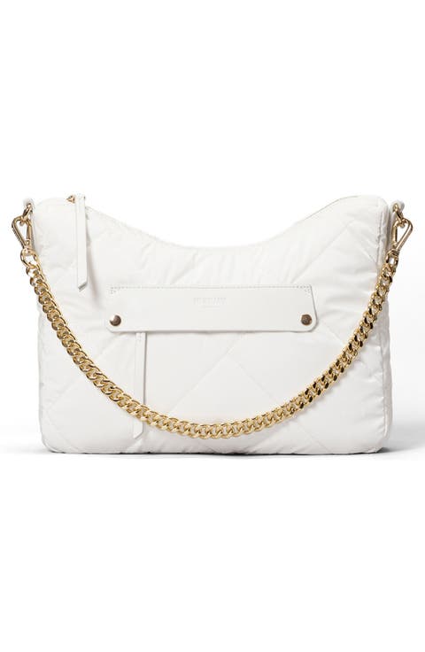 Madison Uptown Quilted Nylon Crossbody Bag