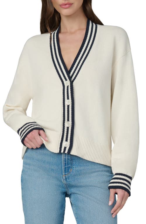 Joe's Jeans The Leah Stripe Cardigan In Neutral