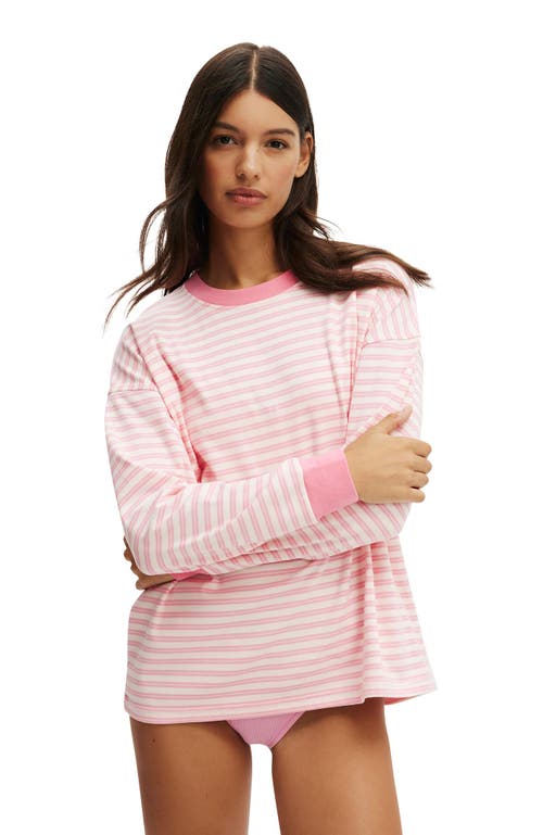 COTTON ON BODY COTTON ON BODY STRIPE LOUNGE LONG SLEEVE