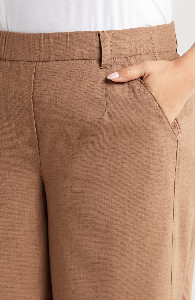 Wit & Wisdom Glider Skyrise Wide Leg Pants, Alternate, color, Toasted Coconut