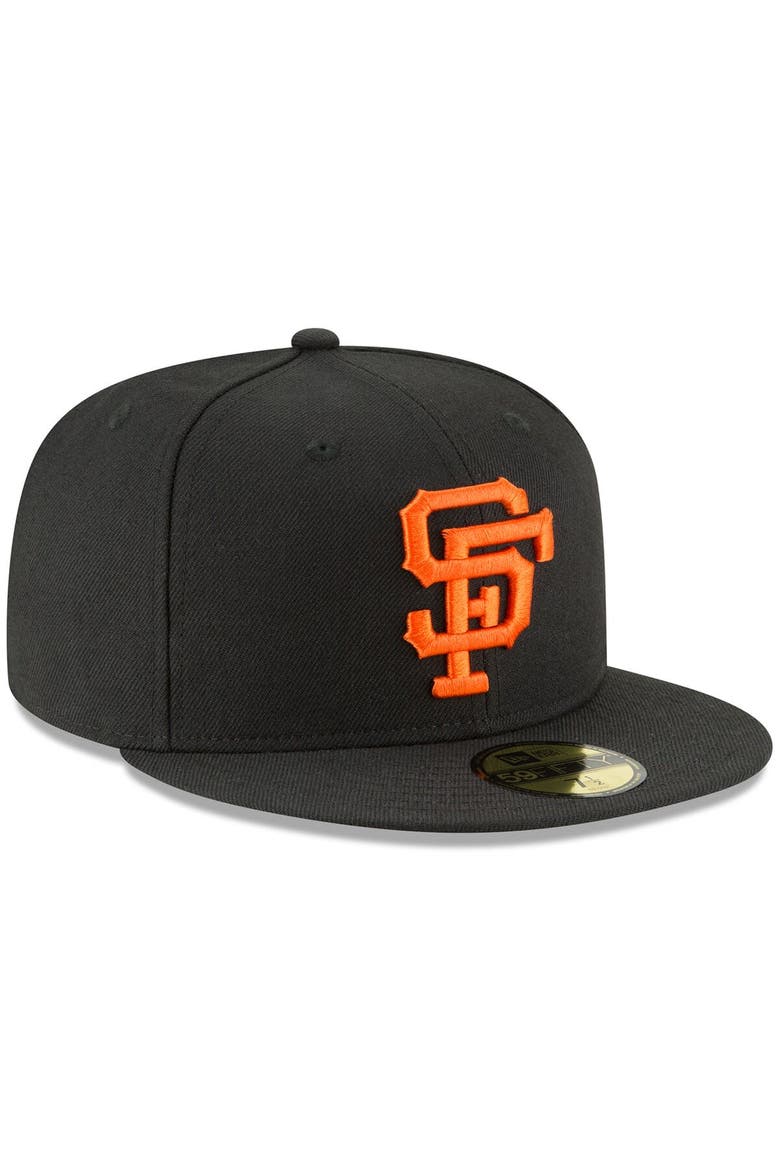 Men's New Era Black San Francisco Giants Cooperstown Collection Wool 59FIFTY Fitted Hat, Alternate, color, Black
