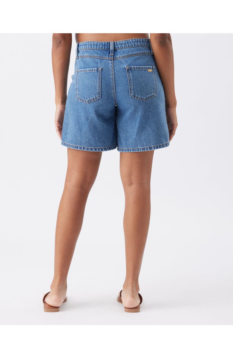 Ripe Maternity Dion Denim Maternity Shorts, Alternate, color, Classic Wash