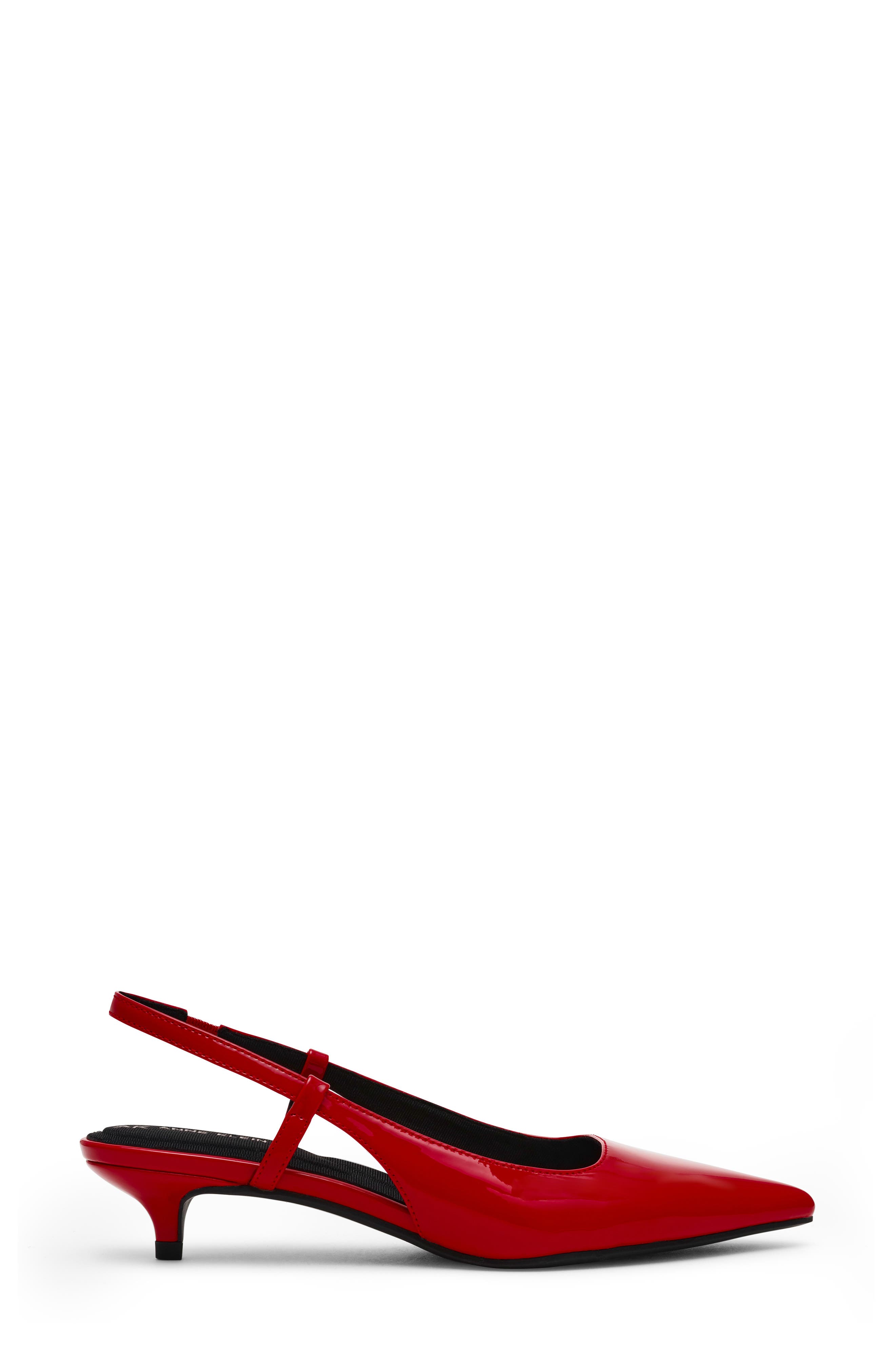 Shorty Slingback Pump, Alternate, color, RED PATENT