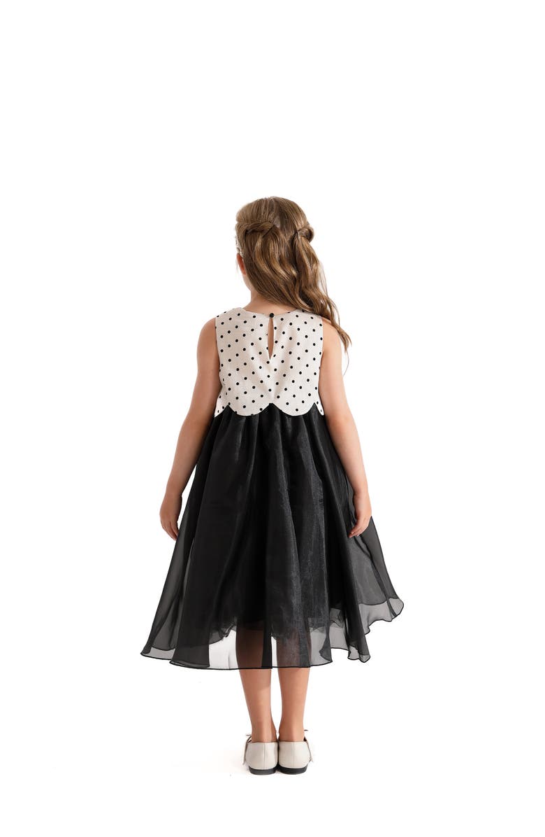 Tulleen Menorca Dress, Alternate, color, Black