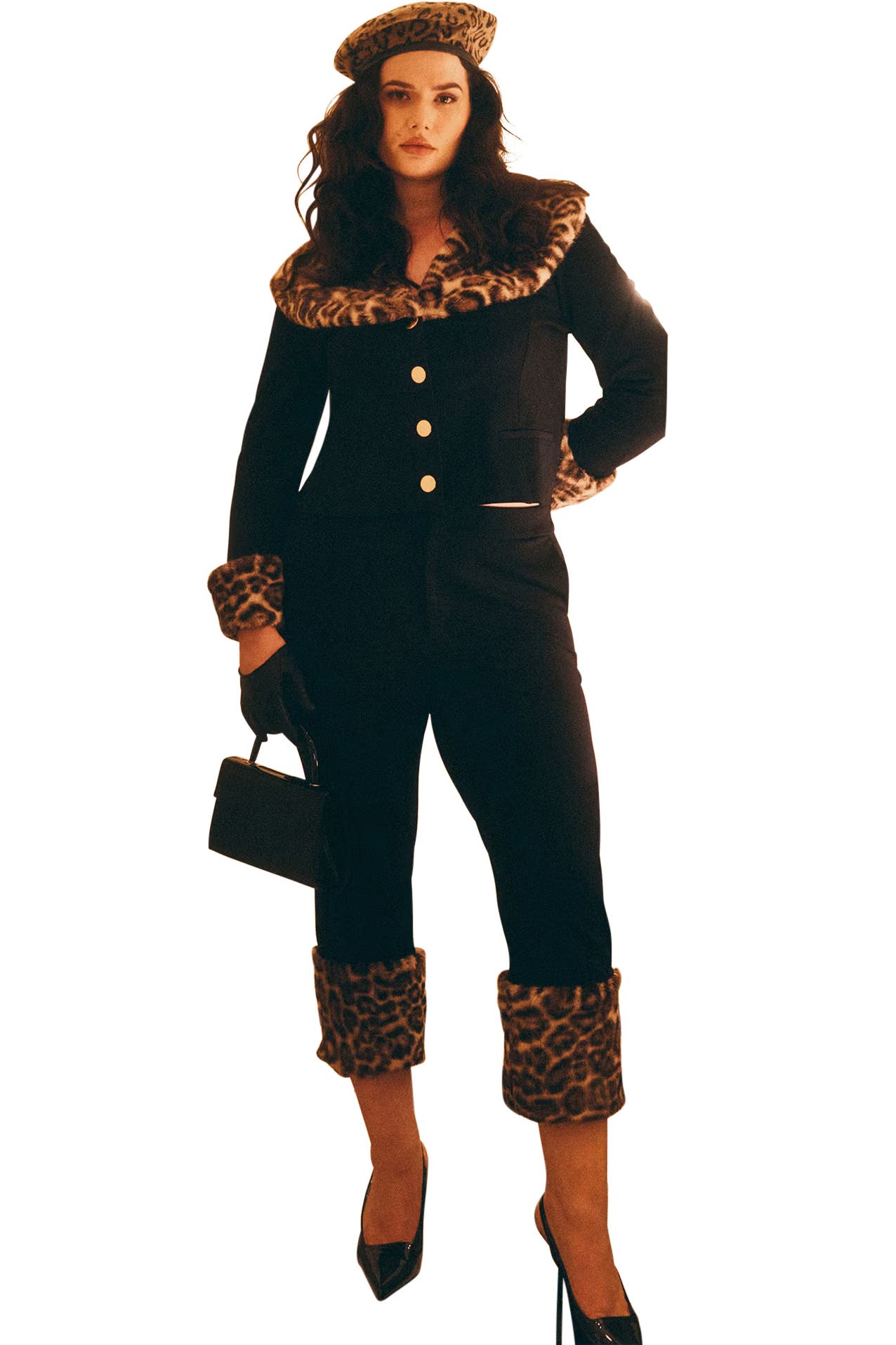 selected BLACK AND LEOPARD