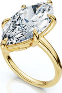 Bliss Diamond Certified 5Ct Kelly Marquise Solitaire Engagement Ring 14k Gold or Pt Lab Grown