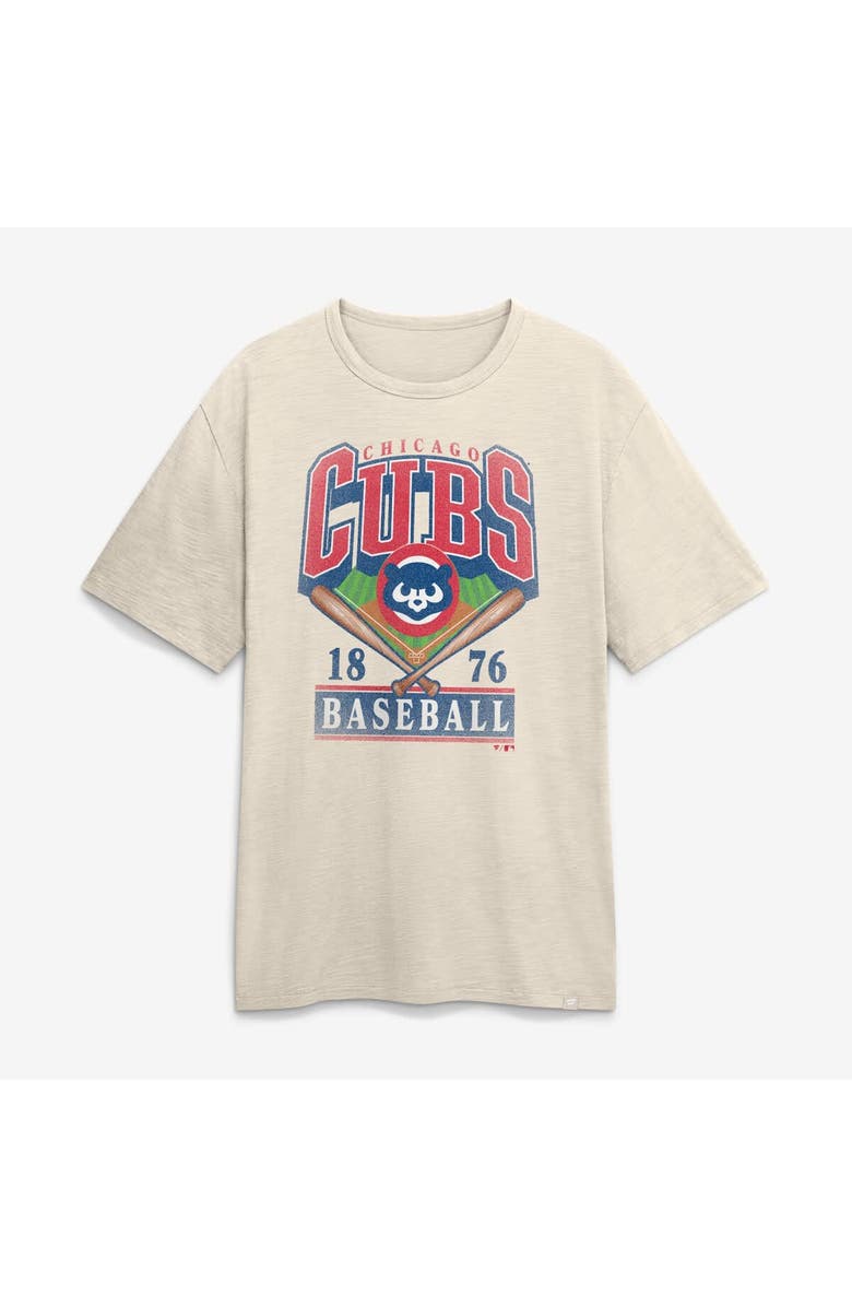 FANATICS Men's Fanatics Tan Chicago Cubs Stadium Slub T-Shirt, Alternate, color, Tan