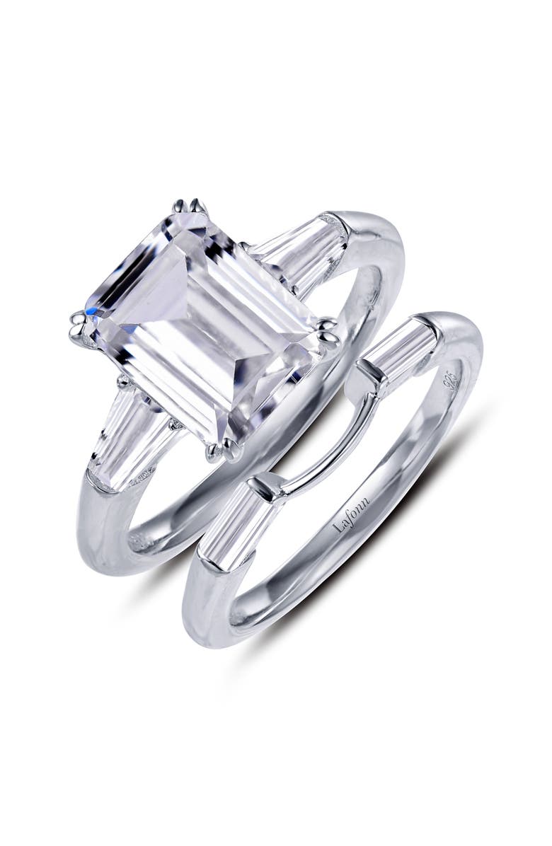 Lafonn Emerald-Cut Ring, Alternate, color,