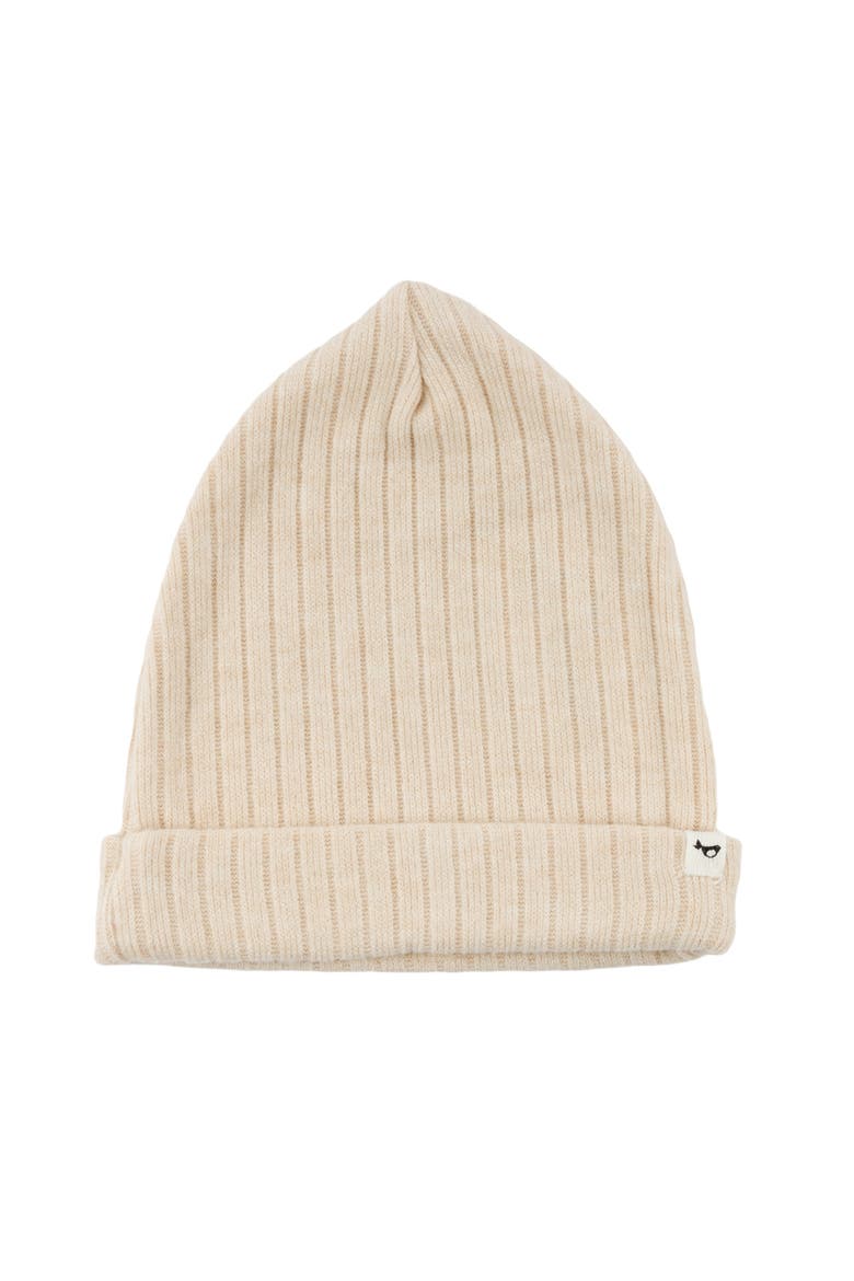 Watchcap Fuzzy Knit- Infant, Main, color, Natural