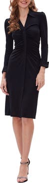 DVF Sheska Ruched Shirtdress