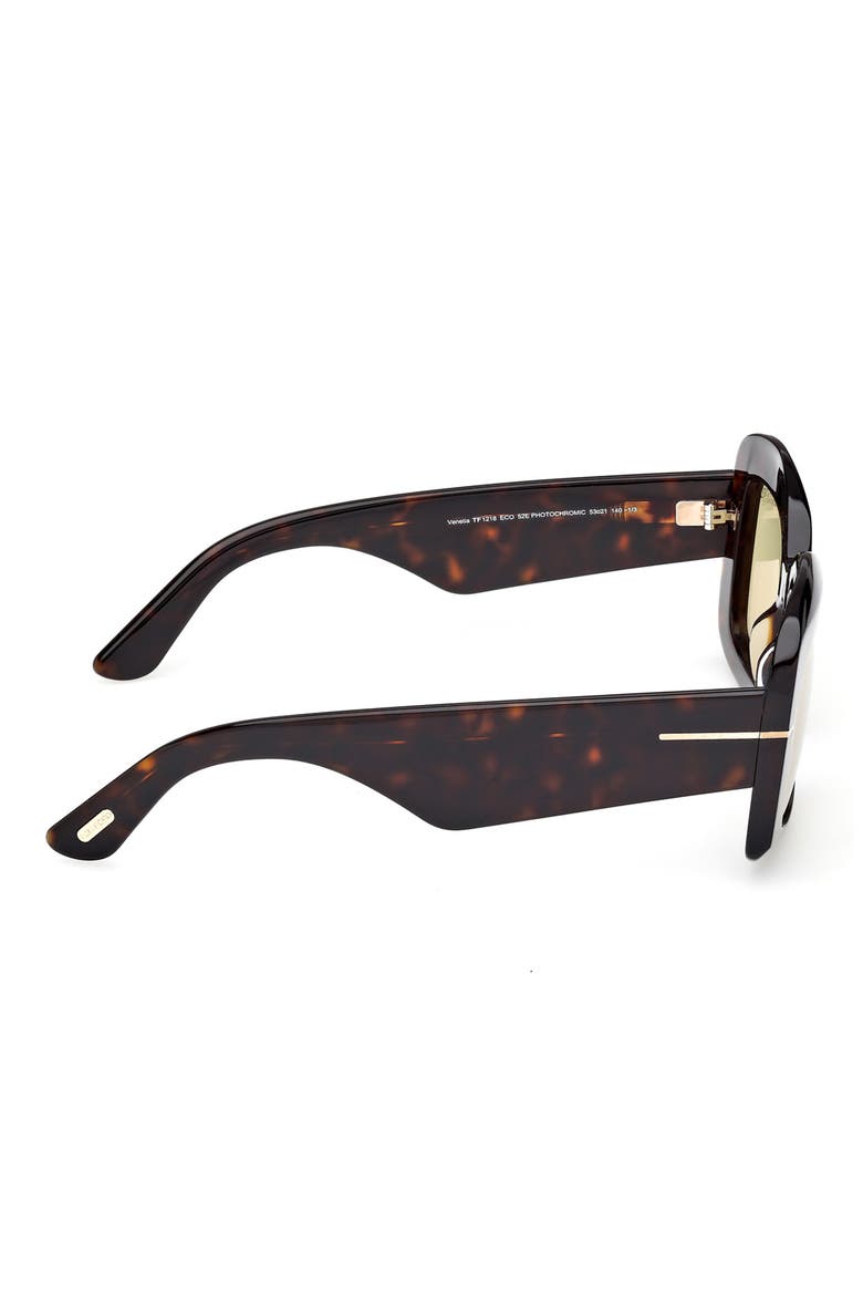 83mm Square Sunglasses, Alternate, color, DARK HAVANA / BROWN