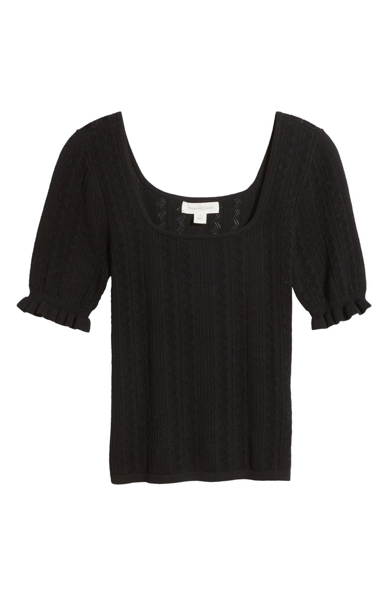 Treasure & Bond Pointelle Sweater, Alternate, color,