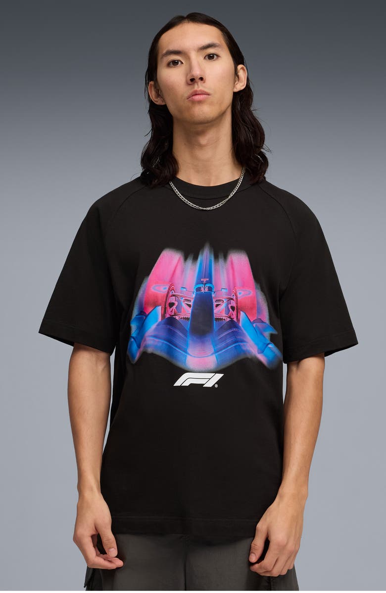 PUMA Formula 1<sup>®</sup> Car Graphic T-Shirt, Alternate, color, Puma Black