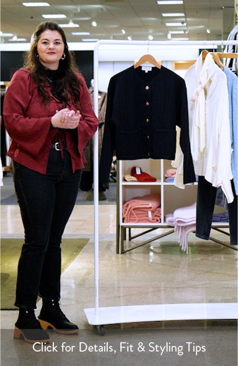 Otto Quilted Cotton Blend Jacket, sales video thumbnail