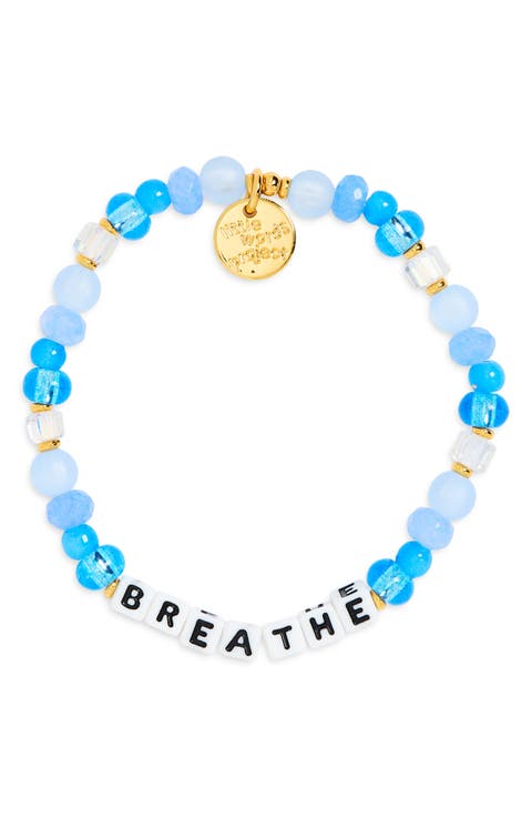 Breathe Beaded Stretch Bracelet