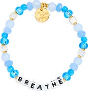 Little Words Project Breathe Beaded Stretch Bracelet