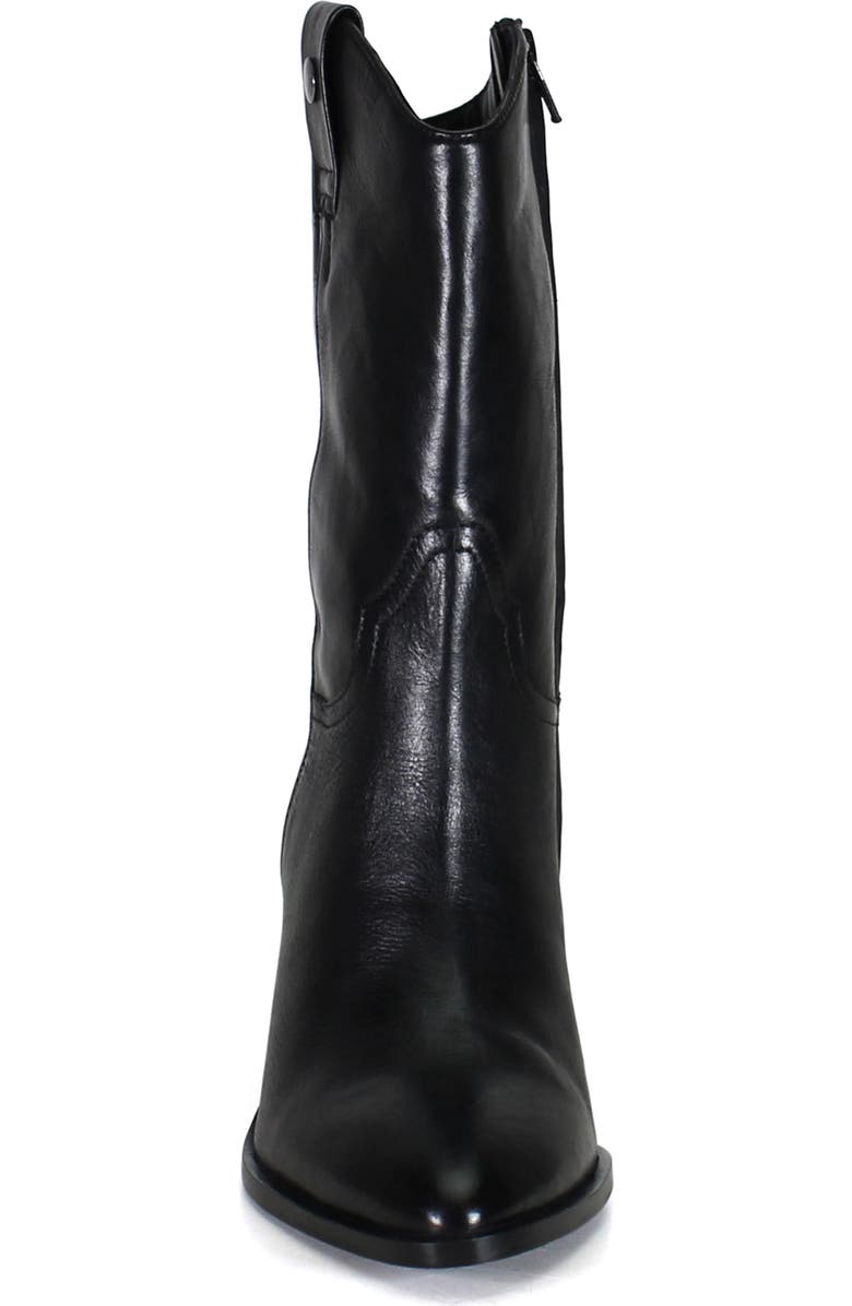 Diba True GLAM GIRL Leather Western Mid-Calf Boot, Alternate, color, Black
