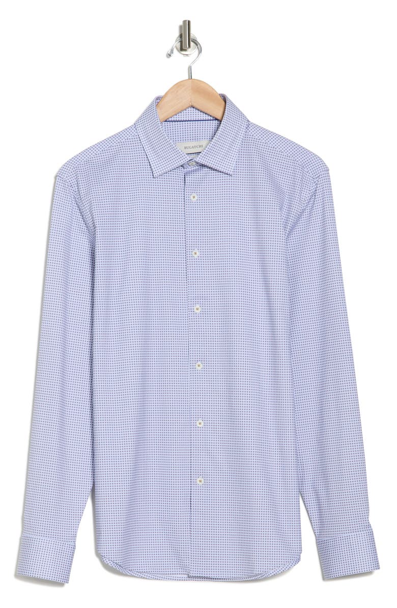 Bugatchi James Long Sleeve Stretch Cotton Button-Up Shirt, Alternate, color,