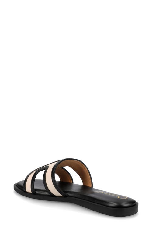Journee Collection Primah Slide Sandal In Bone