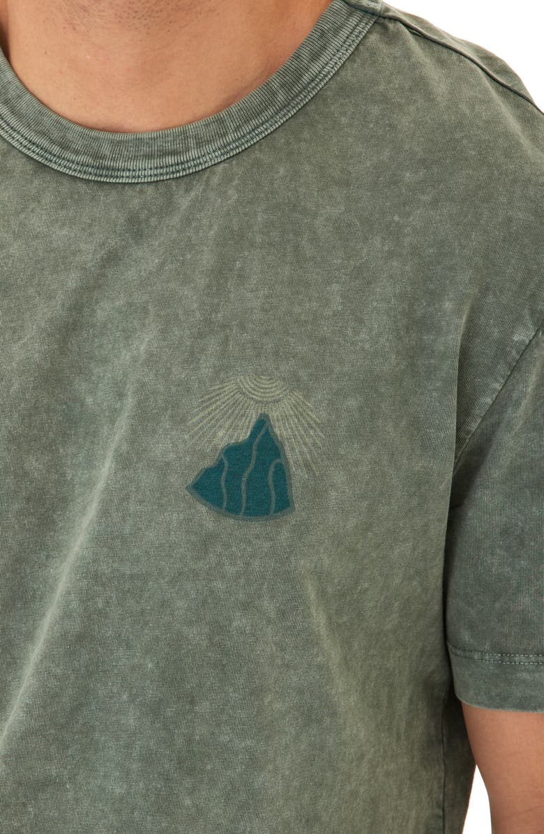 Threads 4 Thought Sunray Peak Washed Graphic T-Shirt, Alternate, color, Seagrass