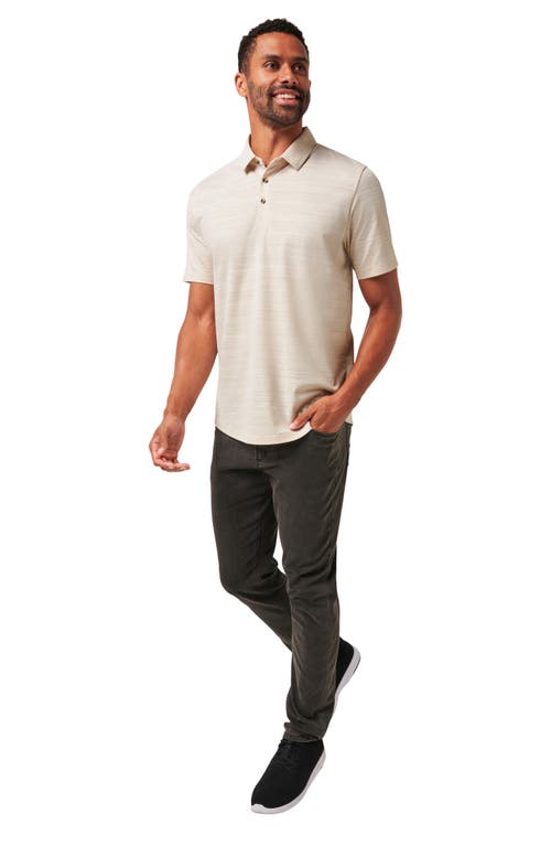 Travismathew West End Space Dye Polo In Italian Sand