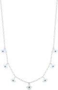 SPHERA MILANO Sterling Silver Eye Charm Necklace