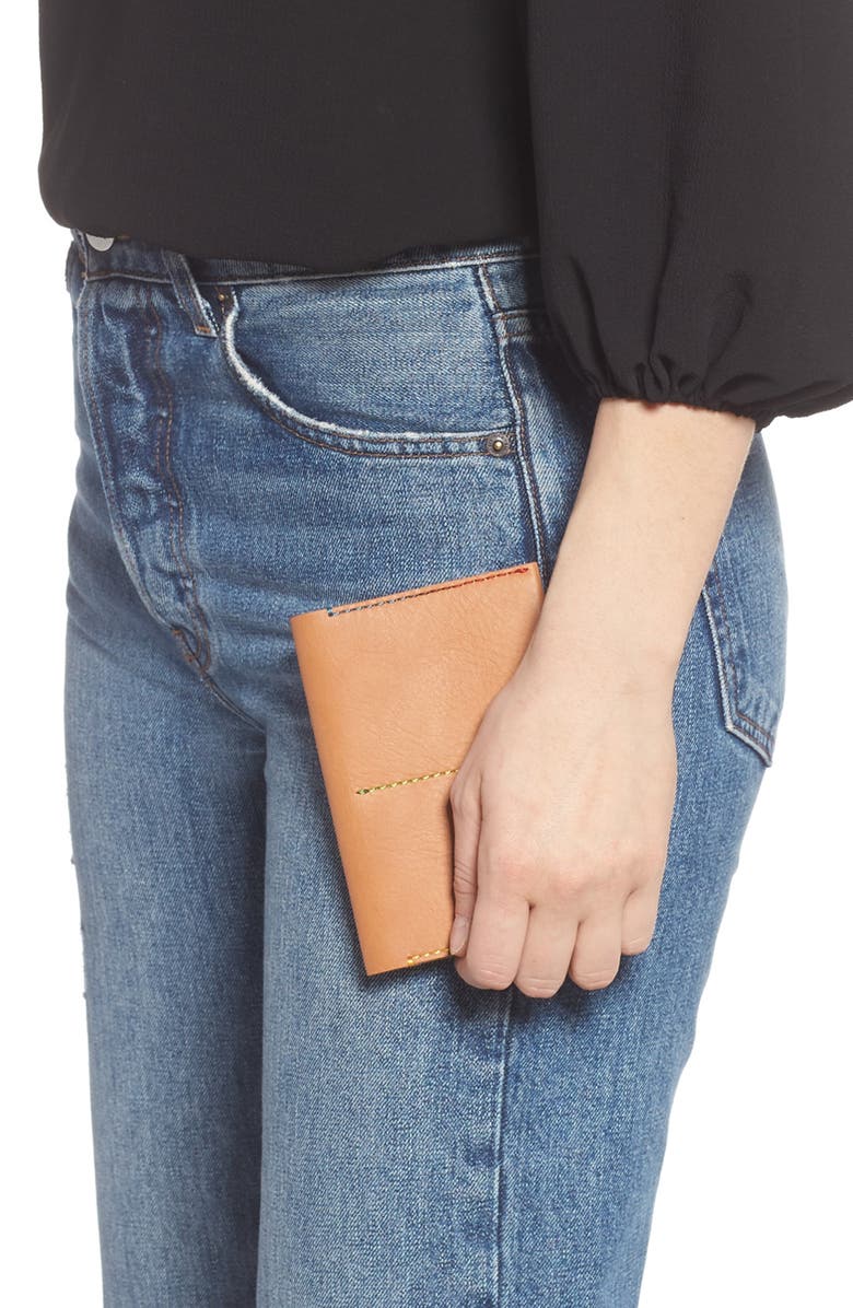 Madewell The Leather Passport Case, Alternate, color,