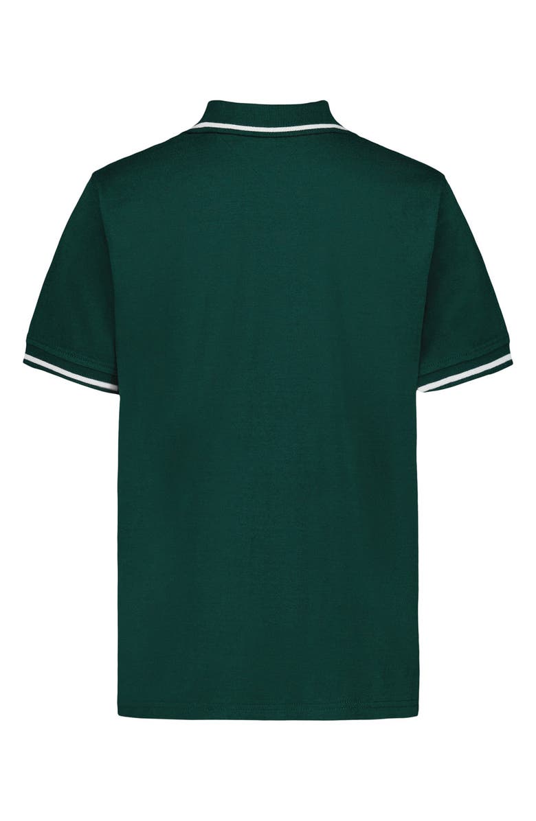 Tommy Hilfiger Kids' Multi Stripe Polo, Alternate, color, Rain Forest