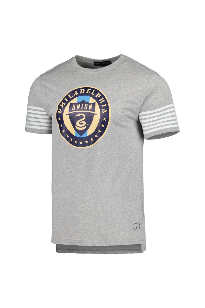 Men's Grungy Gentleman Heather Gray Philadelphia Union T-Shirt, Alternate, color, Heather Gray