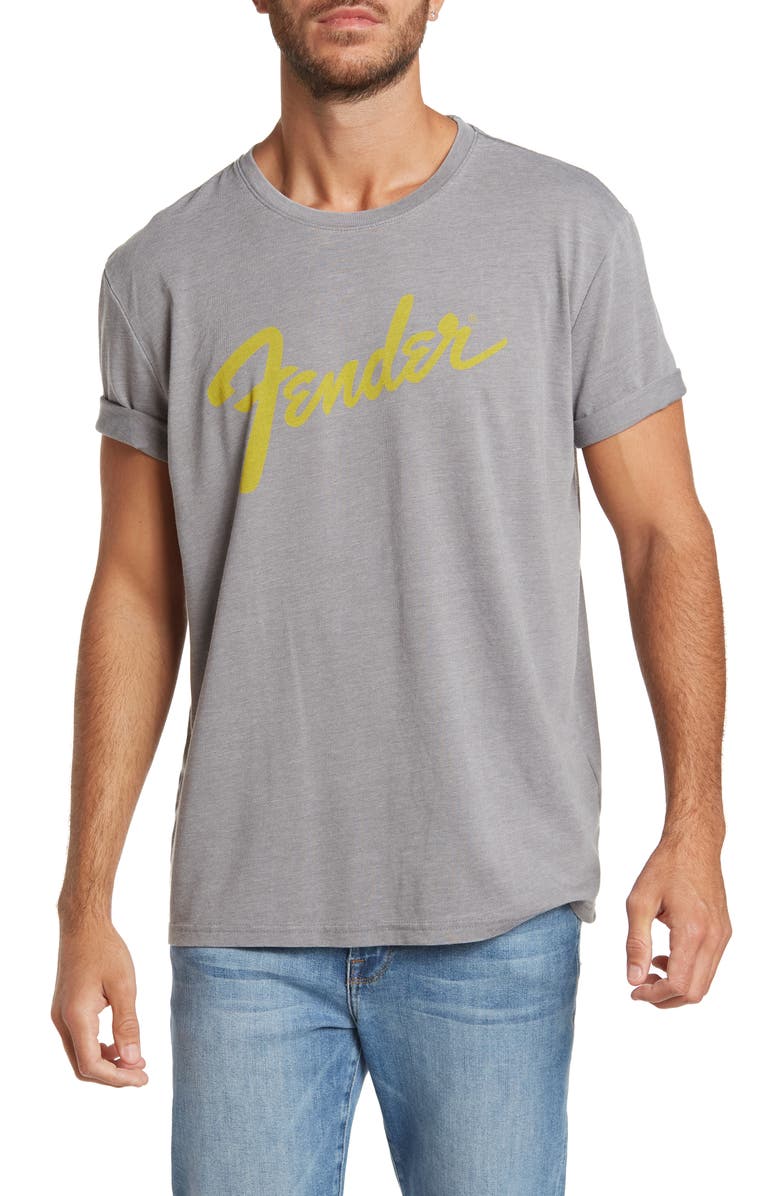 Lucky Brand Fender Graphic Crewneck Tee, Main, color, 