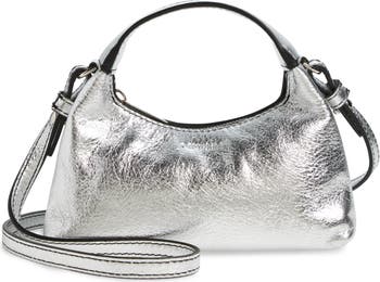 Off-White Micro Arcade Metallic Leather Crossbody Bag | Nordstrom
