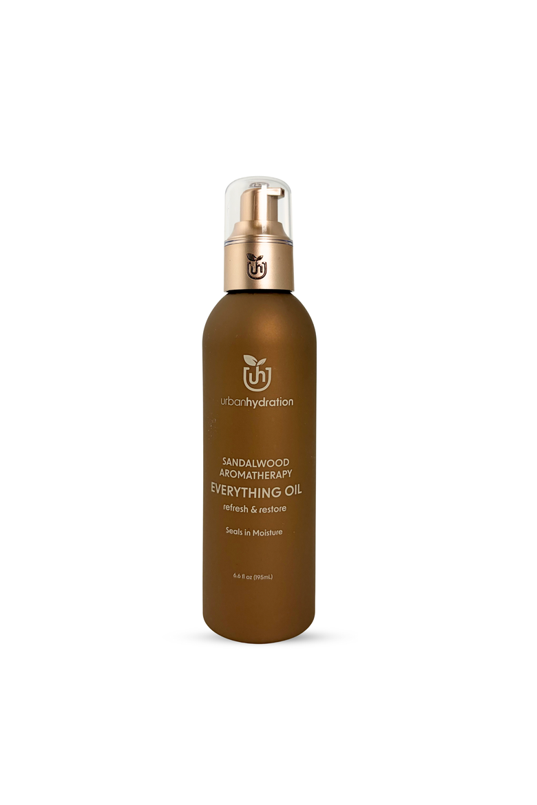 Drench and Indulge Sandalwood Aromatherapy Everything Hair Oil and Body Oil, Main, color, None